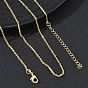 Brass Mixed Chain Necklaces for Women, Long-Lasting Plated