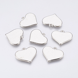 CCB Plastic Pendants, Heart