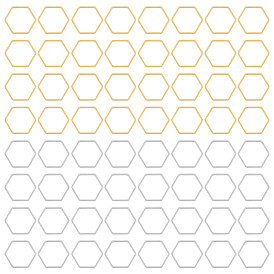 80шт 2 цвета соединительные кольца из нержавеющей стали, шестиугольник