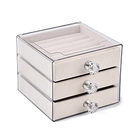 3-ярусные пластиковые ящики для хранения украшений для домашних животных, квадратный