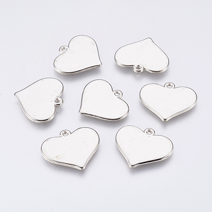 CCB Plastic Pendants, Heart