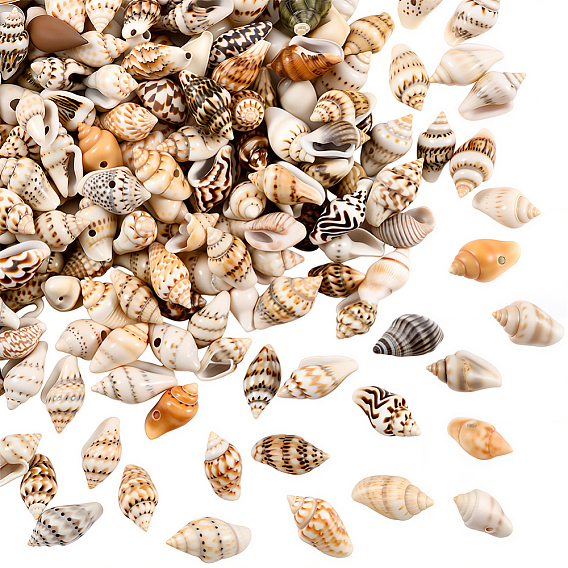 100г натуральные бусины из ракушек, для diy craft