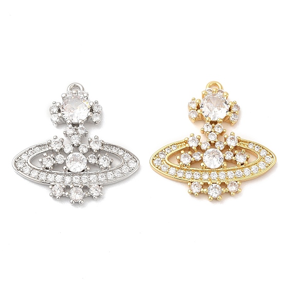 Подвески из кубического циркония с покрытием из латуни, долговечный, без кадмия и без свинца