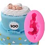 Food Grade Silicone Statue Molds, Fondant Molds, For DIY Cake Decoration, Chocolate, Candy, Portrait Sculpture UV Resin & Epoxy Resin Jewelry Making, Baby