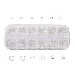 1 кольца прыжок коробка латунь, 4 мм / 5 мм / 6 мм / 7 мм / 8 мм / 10 мм прыжок кольцо смешанный, открытые кольца прыжок