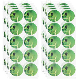 10Pcs Self-adhesive Insect Repellent Sticker, Flat Round