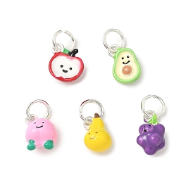 Сплав эмали прелести, с целью перехода в кольце, фруктовое очарование, платина