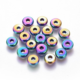 Ion Plating(IP) 304 Stainless Steel Beads, Donut/Pi Disc