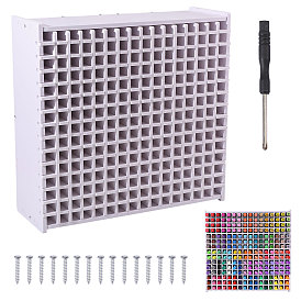 240-отверстие ПВХ органайзер для маркеров с сетчатым держателем, прямоугольные