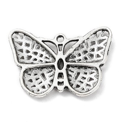 Tibetan Style Alloy Pendants, Butterfly