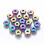 Ion Plating(IP) 304 Stainless Steel Beads, Donut/Pi Disc