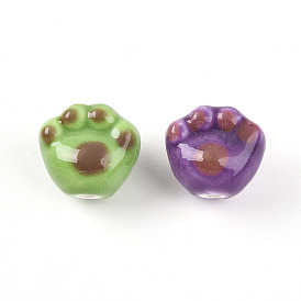 Фарфоровые бусины ручной работы, фантазии античного стекла фарфора, коготь