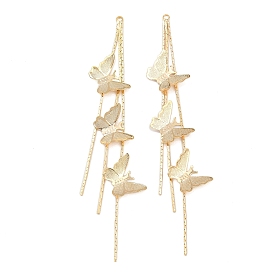 Латунные большие кулоны, бабочка