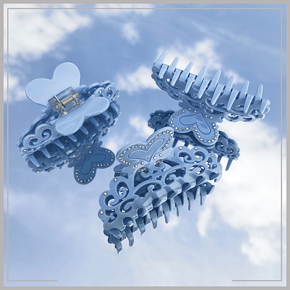 Заколки-коготки из полого ацетата целлюлозы (смолы)