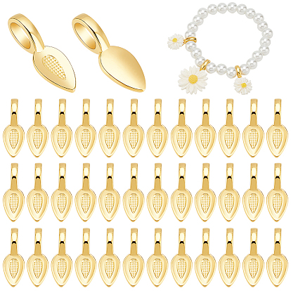 50шт. сплава клееные плоские накладки дужки, без свинца и без кадмия, лист