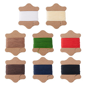 8 пучки 8 цвета вощеного нейлонового шнура