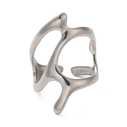 304 Stainless Steel Open Cuff Ring