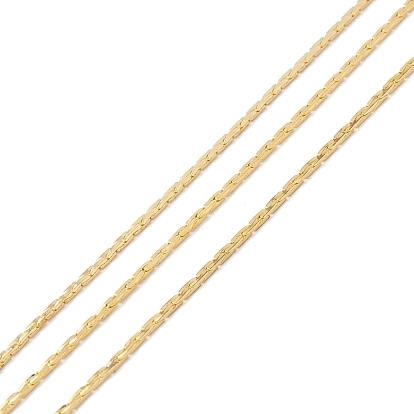 Brass Coreana Chains, Long-Lasting Plated, Soldered, with Spool, Cadmium Free & Lead Free