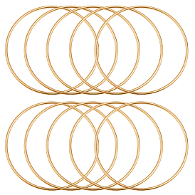 10 шт. железное кольцо для самодельной плетеной сети/паутины с перьями, макраме и вязание узлов