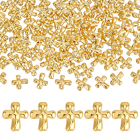 100 бусины из сплава в тибетском стиле, без кадмия и без свинца, крестик