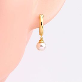 925 Silver Pearl Earrings with French Pearl Drops - Elegant, Minimalist, Versatile.