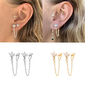 Stylish European and American Earrings Set for Women - Ear Studs, Hoops, and Dangle Drop Designs