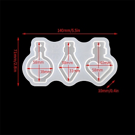 Зыбучие формы, пищевые силиконовые формы для подвесных шейкеров, для уф-смолы, изготовление изделий из эпоксидной смолы