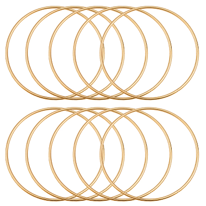 10 шт. железное кольцо для самодельной плетеной сети/паутины с перьями, макраме и вязание узлов