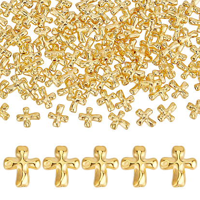 100 бусины из сплава в тибетском стиле, без кадмия и без свинца, крестик