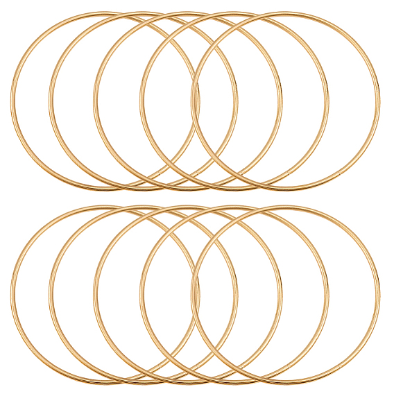 10 шт. железное кольцо для самодельной плетеной сети/паутины с перьями, макраме и вязание узлов