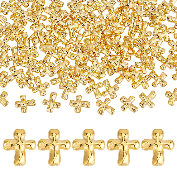 100 бусины из сплава в тибетском стиле, без кадмия и без свинца, крестик