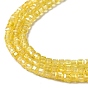 Cubic Zirconia Bead Strands, Faceted Square
