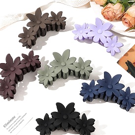 Flower Plastic Large Claw Hair Clips, Hair Accessories for Women & Girls