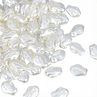 100 бусины из абс-пластика с имитацией жемчуга, самородки