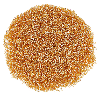 K9 стеклянные бусины, серебряная линия, цилиндр