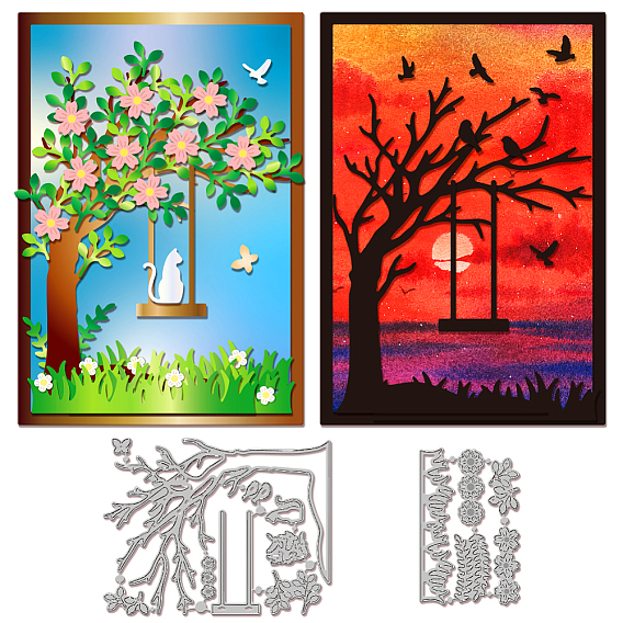 Трафареты для резки углеродистой стали на тему свинга, Шаблон для изготовления бумажных карточек с декоративным тиснением для скрапбукинга своими руками, художественный промысел