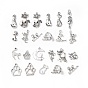 Tibetan Style Alloy Pendants, Cat Charms