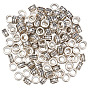 150Pcs Tibetan Style Beads, Lead Free, Cadmium Free & Nickel Free, Flat Round