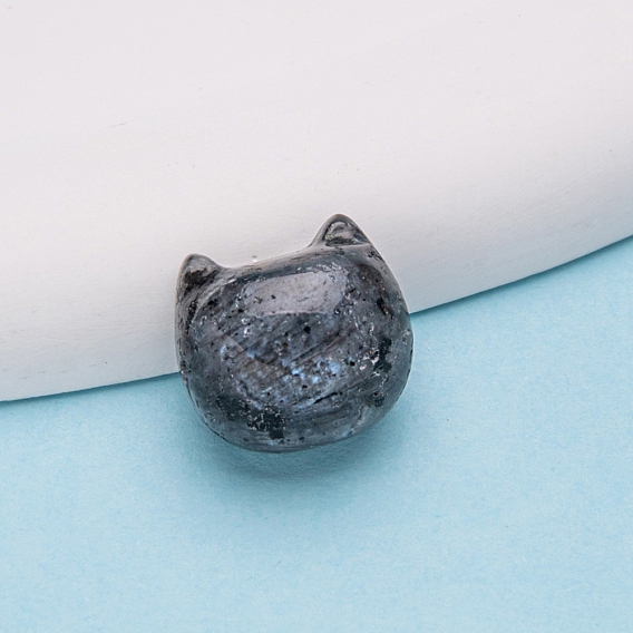 Природные лабрадорита бисер, кошка