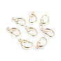 Латунные крючки для сережек, с горизонтальной петлей, долговечный