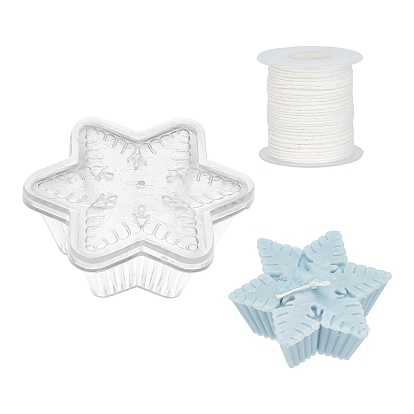 Candle Making Tool Sets, with Acrylic Candle Mold and Eco-Friendly Candle Wick