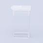 Plastic Bead Containers, Flip Top Bead Storage, For Seed Beads Storage Box, Rectangle