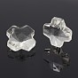 Faceted Cross Glass Charms