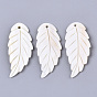 Freshwater Shell Big Pendants, Leaf