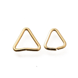 304 пряжки-треугольники из нержавеющей стали, соединитель быстрой ссылки, подходит для просверленных бусин, тесьма, обвязочные мешки