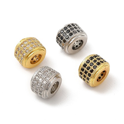 Стойки обшивки латунь кубического циркония бусы, без кадмия и без свинца, долговечный, колонка