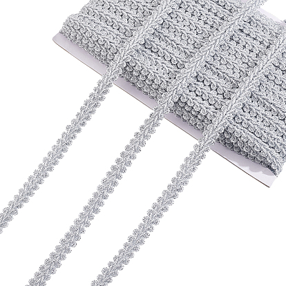 Geflochtenes gewelltes Polyester-Tausendfüßlerband, Jacquardband, Tiroler Band, Bekleidungszubehör