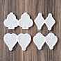 4Pcs 4 Style Playing Card DIY Pendant Silicone Molds Set, Resin Casting Molds, for UV Resin, Epoxy Resin Jewelry Making