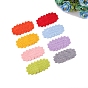 Polyester Oval Cabochons, for Hair Accessories Making
