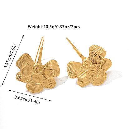 304 из нержавеющей стали болтаться серьги, золотые